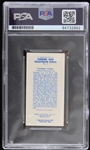 1993 Tony Curtis American Actor Signed Trading Card (PSA Slabbed Authentic)