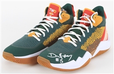 2021 DeJounte Murray San Antonio Spurs Signed New Balance Sneakers (*JSA*)