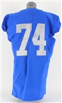 2017 Dan Skipper Detroit Lions Throwback Home Jersey (MEARS LOA)