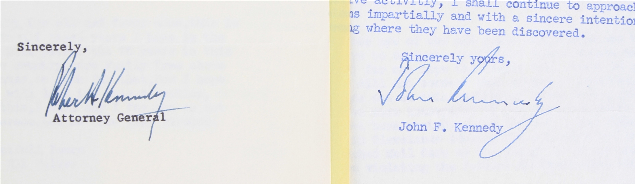 Lot Detail - 1950s-60s John F. Kennedy, Robert Kennedy & more ...