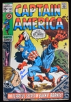 1970 Reb Brown Captain America Signed Marvel Comic Book (JSA)