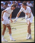 2010s Jimmy Connors Ivan Lendl Wimbledon Signed 11" x 14" Photo (JSA)