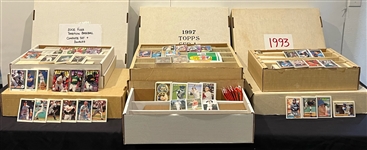 1990s-2000s Topps & Fleer Baseball Cards (Lot of 2,000+)