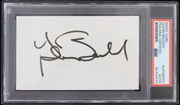 1965-72 Glenn Beckert Chicago Cubs Signed 3" x 5" Index Card (PSA Slabbed Authentic)