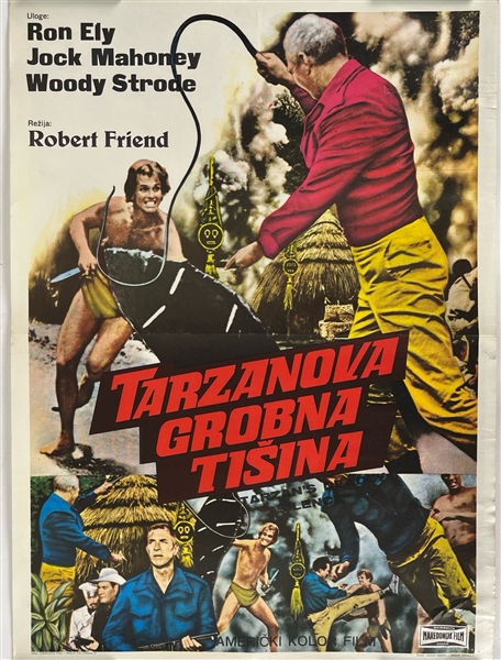 1966 Tarzans Deadly Silence 20x27 Film Poster