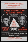 1971 Cassius Clay (Muhammad Ali) vs Joe Frazier Regent Brighton Remote Viewing Advertisement