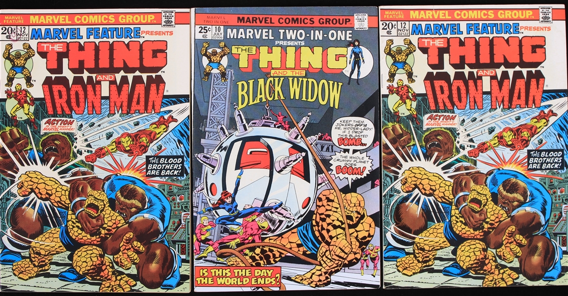 1973-1976 The Thing Comic Books (Lot of 3)