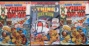 1973-1976 The Thing Comic Books (Lot of 3)