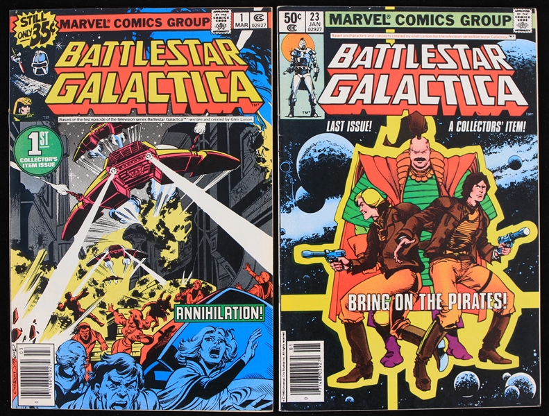 1979-1981 Battlestar Galactica Comic Books (Lot of 2)