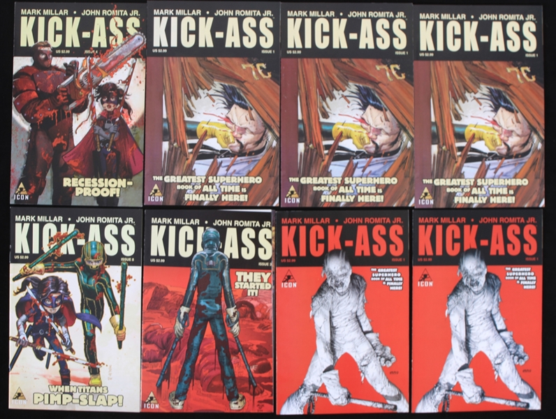 2008 Kick-Ass Comic Books (Lot of 8)
