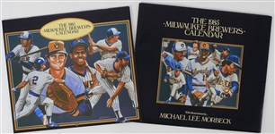 1985 Milwaukee Brewers Lane Graphics Collection Calender 