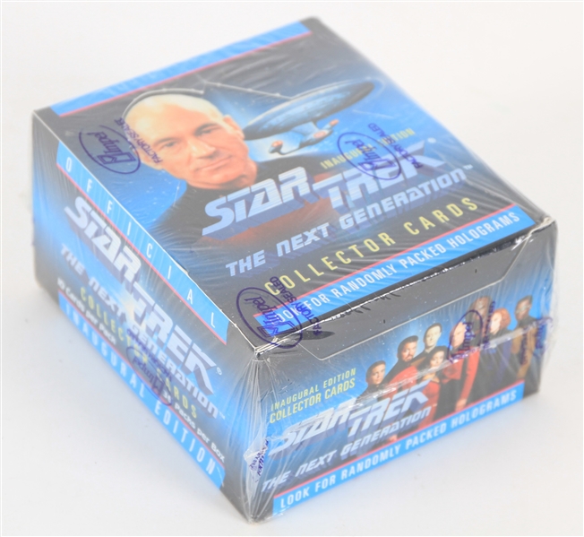 1992 Star Trek The Next Generation Inaugural Edition Trading Cards Sealed Hobby Box w/ 36 Packs