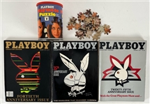 1968-1994 Playboy Puzzles and Magazines (Lot of 4)