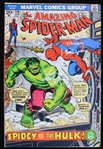 2020s Danny Seagren (1st Spiderman)  Lou Ferrigno (1st Hulk)  Signed The Amazing Spiderman #119 Marvel Comic Book (JSA)