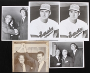 1969 Ted Williams Washington Senators 7x9 and 8x10 Black and White Photos (Lot of 12)