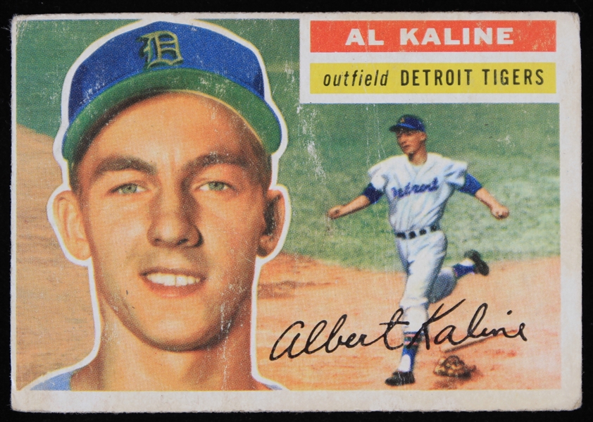 Lot Detail 1956 Al Kaline Detroit Tigers Topps Baseball Card 20