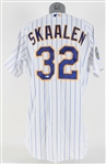 2007 Jim Skaalen Milwaukee Brewers Game Worn Retro Home Jersey (MEARS LOA/MLB Hologram)