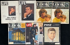 1963-64 John F. Kennedy 35th President of the United States Magazine Collection - Lot of 7