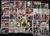 1976 Star Trek Captains Log Topps Trading Cards - Lot of 96