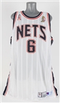 2002 Kenyon Martin New Jersey Nets NBA Finals Home Jersey (MEARS A5)