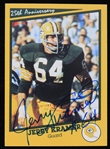 1990 Jerry Kramer Green Bay Packers Autographed Commemorative 25th Anniversary Trading Card (JSA)