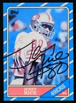 1986 Jerry Rice San Francisco 49ers Autographed Topps Trading Card #161 (JSA)