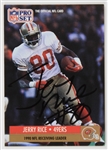 1991 Jerry Rice San Francisco 49ers Autographed Pro Set Trading Card #11 (JSA)