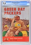 1962 Green Bay Packers Year Book RARE RED VARIANT (CGC Graded 7.5 and Slabbed)