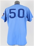 1976-77 Steve Renko Chicago Cubs Game Worn Road Jersey (MEARS LOA)