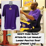 2010s Kobe Bryant Attributed Los Angeles Lakers Practice Shirt (MEARS LOA)