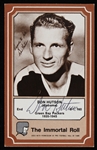 1975 Don Hutson Green Bay Packers Autographed Fleer Immortal Roll Trading Card #18 (JSA)