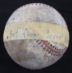1973 Baseball Gifted by Darrell Porter of the Milwaukee Brewers (MEARS LOA)