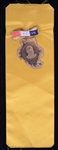 1897 William McKinley Souvenir Inauguration 1" Pinback Button on Yellow Ribbon