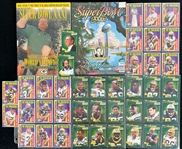 1995-97 Green Bay Packers Memorabilia - Lot of 42 w/ Super Bowl Programs, Trading Cards & Signed Trading Cards