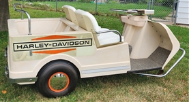 1964-1965 Harley Davidson Milwaukee Braves Relief Pitchers Golf Cart 