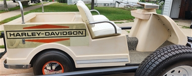 1964-1965 Harley Davidson Milwaukee Braves Relief Pitchers Golf Cart 