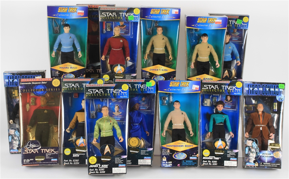 1996 Star Trek Collectors Edition & Series Playmates Figures (Lot of 14)
