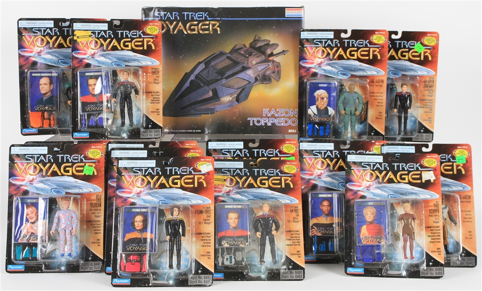 1996 Star Trek Voyager Monogram Figures & more (Lot of 16)