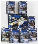 1996 Star Trek First Contact Playmates Phoenix Warp Drive Ship & Figures (Lot of 10)
