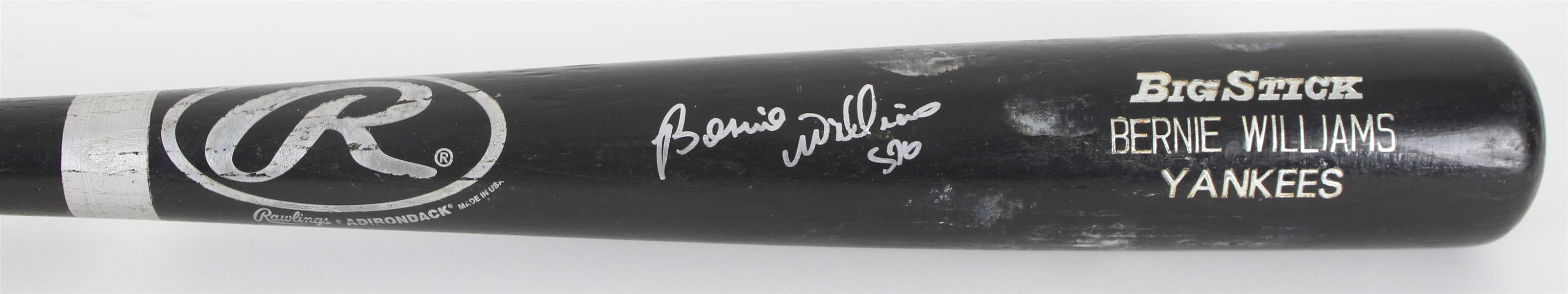 2001 Bernie Williams New York Yankees Signed Rawlings Adirondack Professional Model Bat (MEARS LOA/JSA)