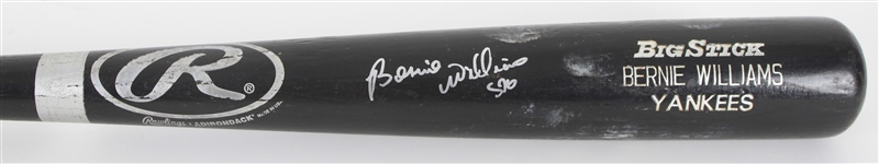 2001 Bernie Williams New York Yankees Signed Rawlings Adirondack Professional Model Bat (MEARS LOA/JSA)