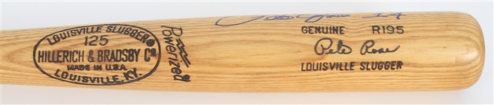 1977-79 Pete Rose Cincinnati Reds Signed H&B Louisville Slugger Professional Model Bat (MEARS LOA) *JSA*