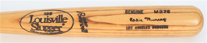 1991 Eddie Murray Los Angeles Dodgers Louisville Slugger Professional Model Bat (MEARS LOA)