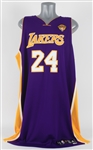 2010 Kobe Bryant Los Angeles Lakers NBA Finals Road Jersey (MEARS A5)