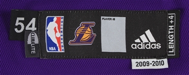 2010 Kobe Bryant Los Angeles Lakers NBA Finals Road Jersey (MEARS A5)
