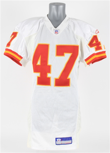 2005 Alphonso Hodge Kansas City Chiefs Preseason Jersey (MEARS LOA)