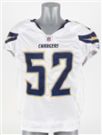2011 Larry English San Diego Chargers Game Worn Road Jersey (MEARS LOA)