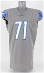 2021 Logan Stenberg Detroit Lions Alternate Jersey (MEARS LOA)