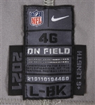 2021 Logan Stenberg Detroit Lions Alternate Jersey (MEARS LOA)
