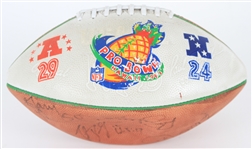 1998 Pro Bowl Multi Signed ONFL Tagliabue Football w/ 10 Autographs (MEARS LOA/JSA)